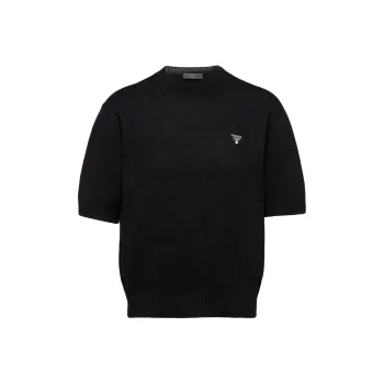 PRADA Logo Short sleeve Jumper