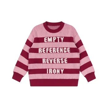 EMPTY REFERENCE Sweaters Unisex Pink
