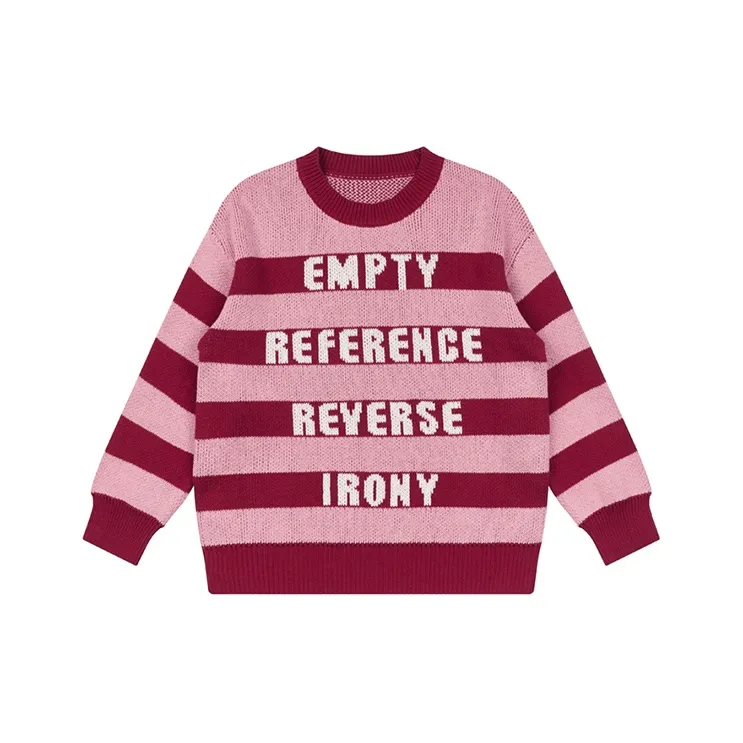 EMPTY REFERENCE Sweaters Unisex Pink-0
