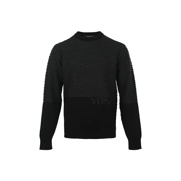 VERSACE FW22 Knitwear Men's Dark Gray-0