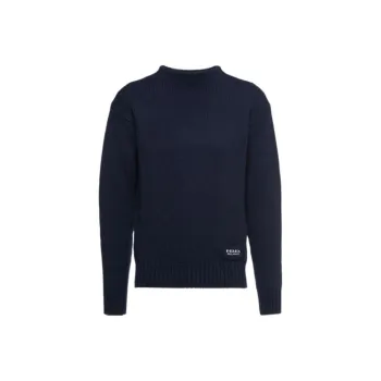 PRADA Cashmere Sweaters Men Dark Blue