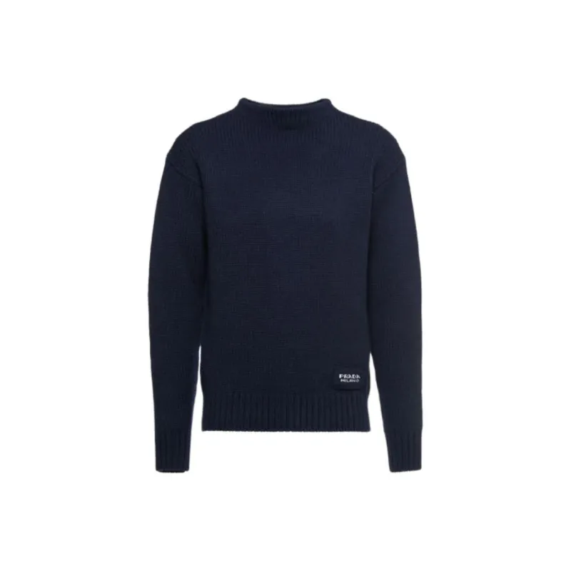 PRADA Cashmere Sweaters Men Dark Blue-0