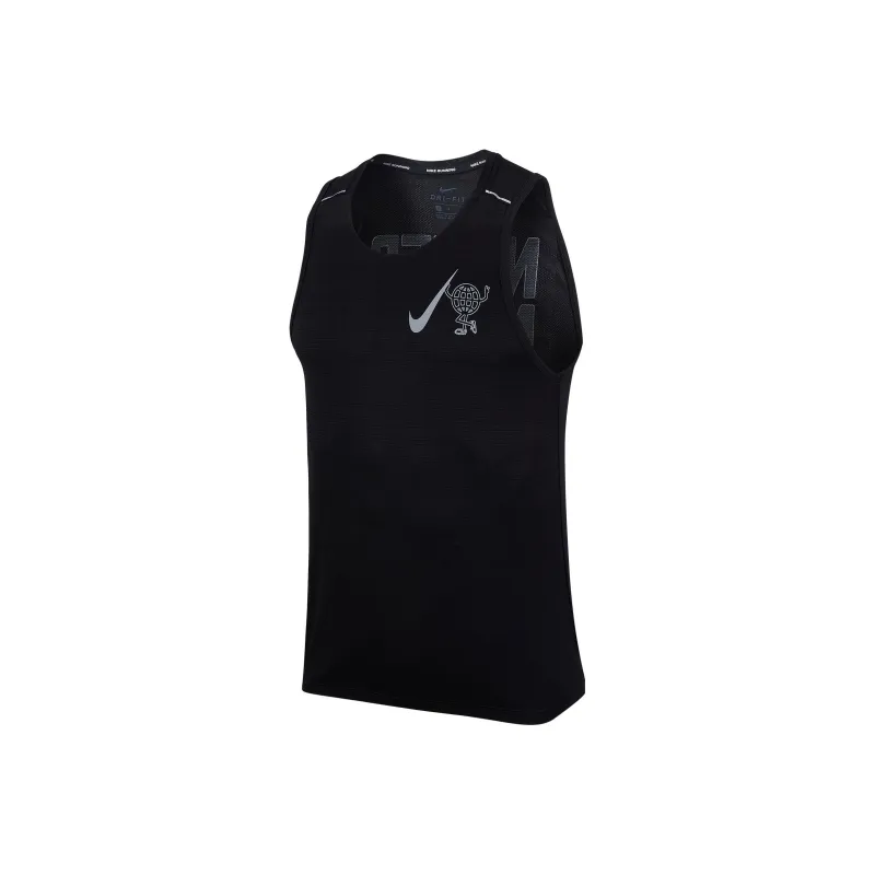 Nike MILER Tank Tops Men Black-0