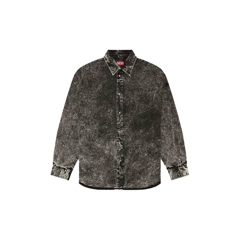 DIESEL Double Layered Oversized Shirt-0