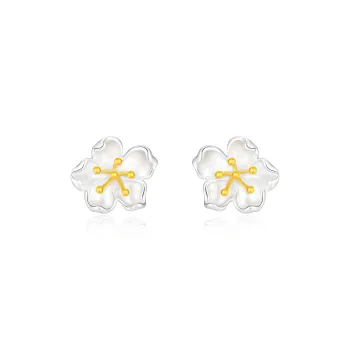 Central Fashion Silver 925 Stud Earrings Women's