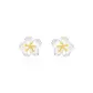Silver 925-Peach Blossom Stud Earrings