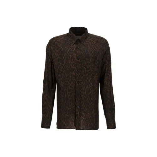TOM FORD Cheetah Leopard Printed Shirt