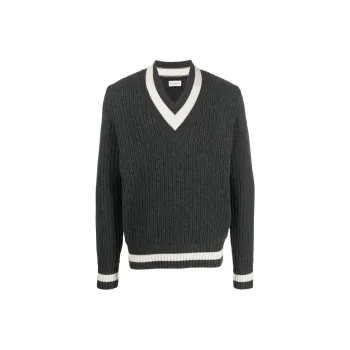 Moncler Sweaters Men Gray