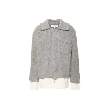 JW Anderson Layered Drop Shoulder Cardigan