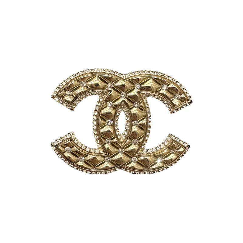 CHANEL 1986-1988 Cc Logo Brooch-0