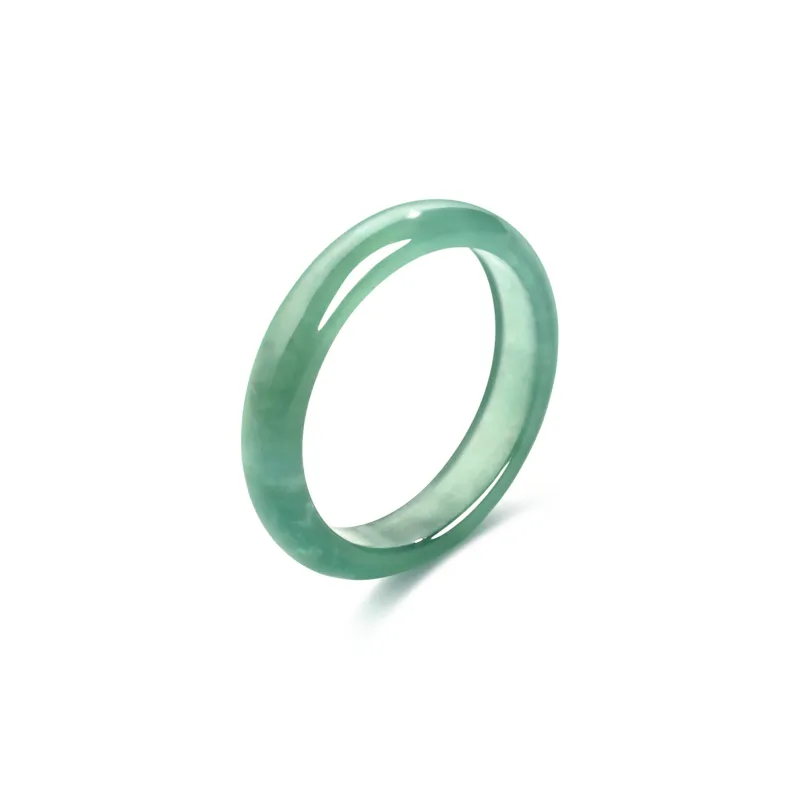 Lao Feng Xiang Glutinous Jade Jadeite Rings Unisex-0