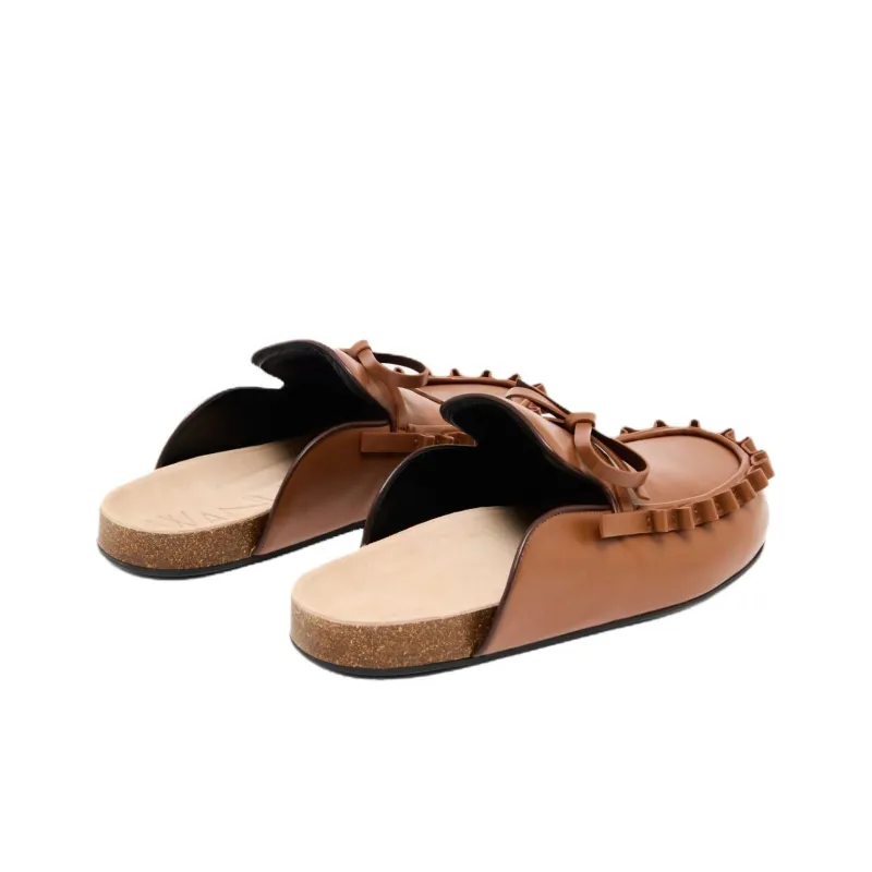 JW Anderson Closed Toe Slippers Men's Tan-3