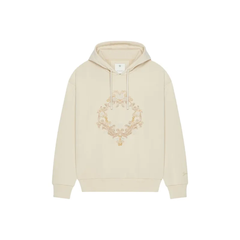Givenchy Baroque Embroidered Drawstring Hoodie-0