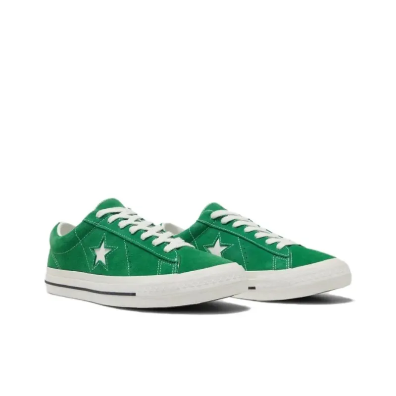 Converse ONE STAR 95 Anti Slip Wear Resistant Low Top Skateboard Shoes Unisex Green-2