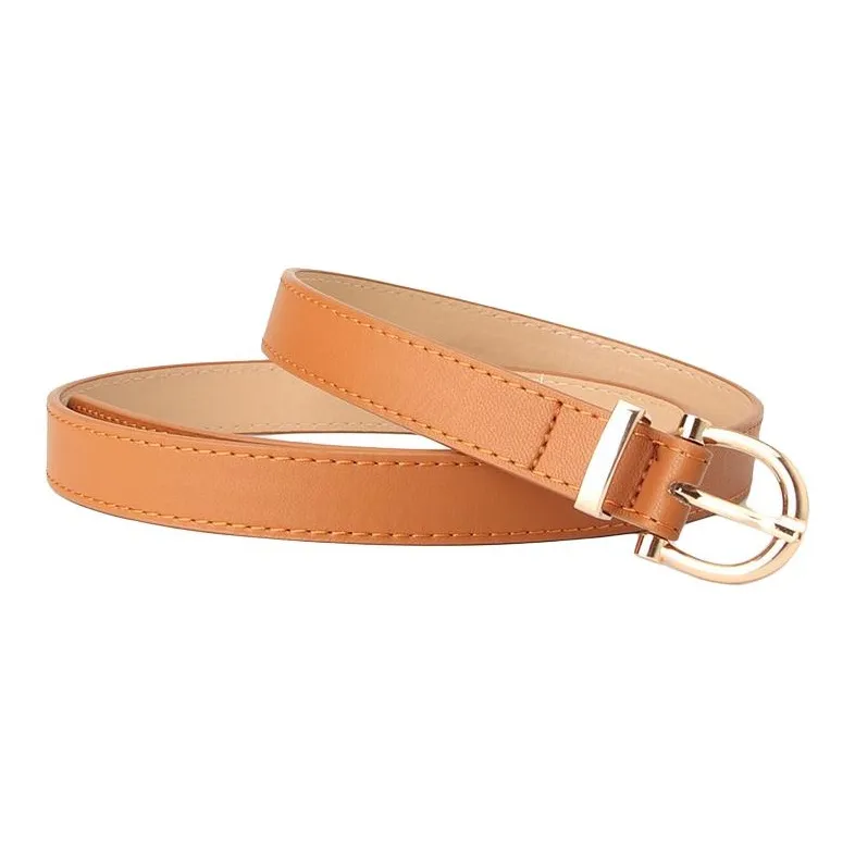 JEANSWEST PU Leather Belts Women's 2CM-2