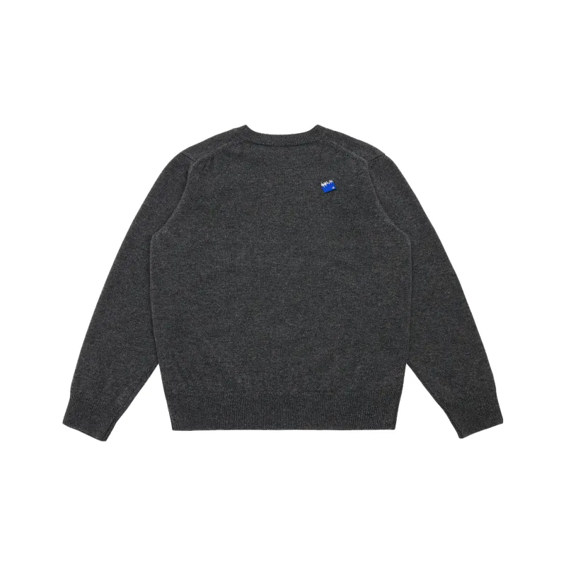 ADER ERROR ADER ERROR SS24 Significant Sweaters Unisex Charcoal Gray-5