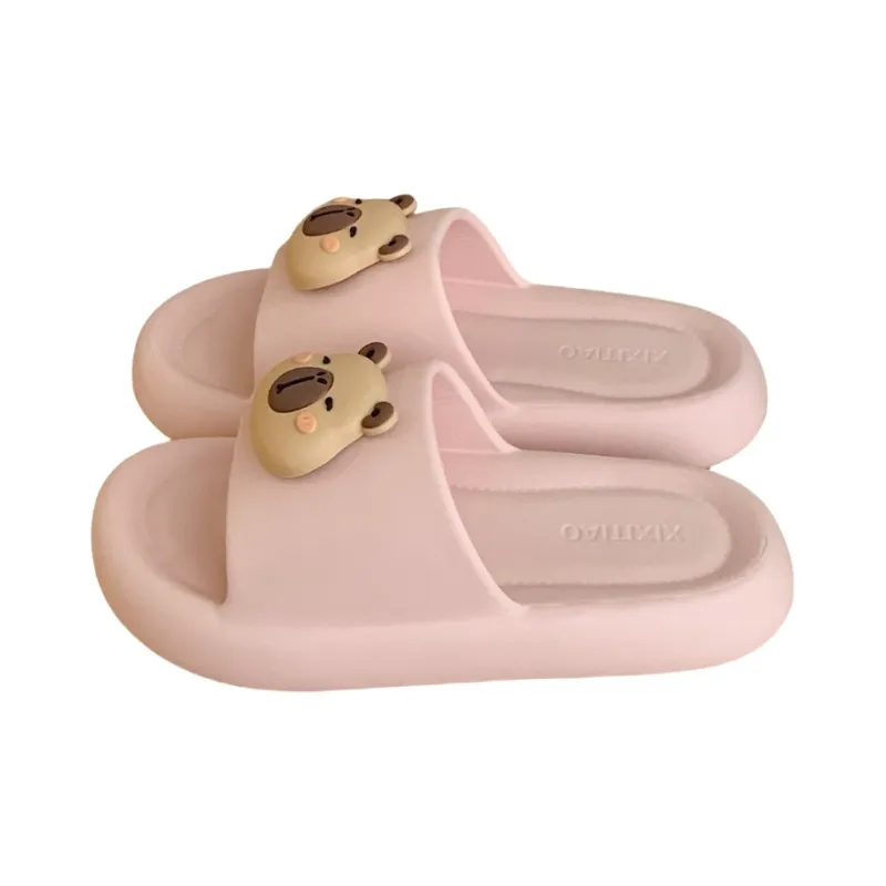 SHIGUDE Slippers Men's & Women's, Black-8