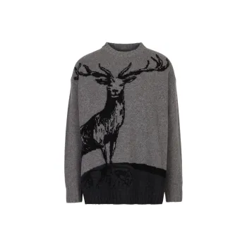 EMPORIO ARMANI Sustainable Collection Sweaters Men Gray