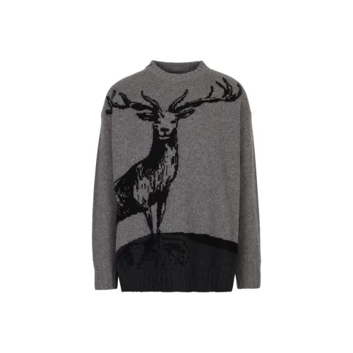 EMPORIO ARMANI Sustainable Collection Sweaters Men Gray