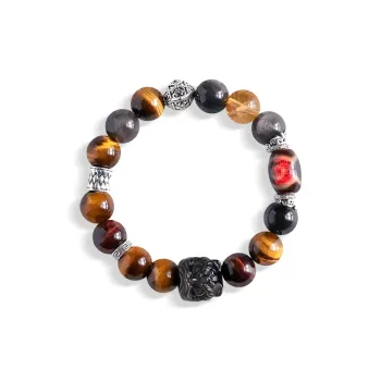 OSSINMI Tiger's Eye Stone Jade Bracelets Unisex