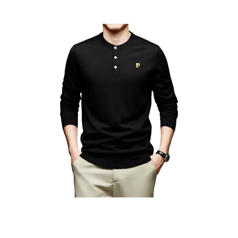 PIERRE CARDIN Sweater Men's Han Gray Brown-4