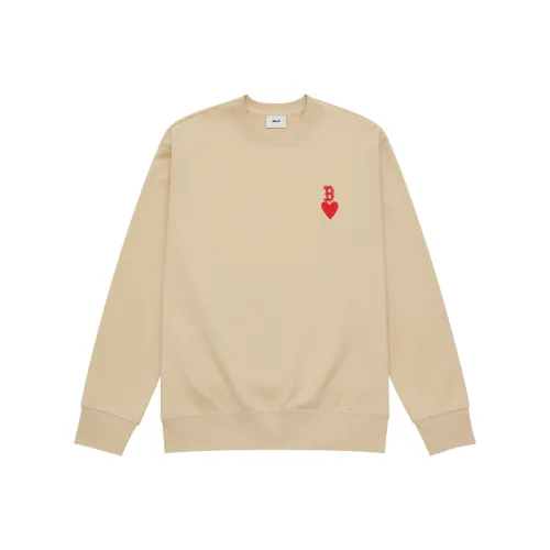 MLB Boston Red Sox Heart FW24 Sweatshirt Unisex Cream