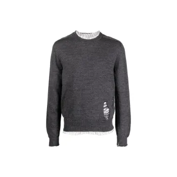 Maison Margiela Distressed Knitted Jumper