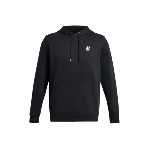 Under Armour Curry Small Left Chest Hoodie Sweatshirt Men's Black