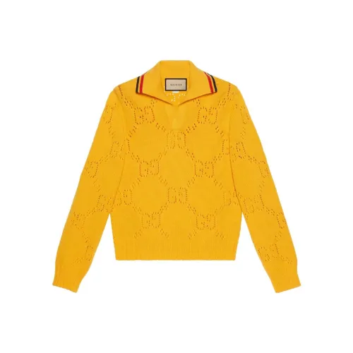 GUCCI Sweaters Men Canary Yellow