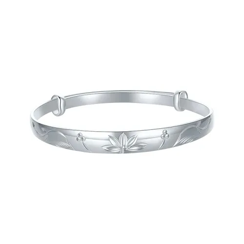 LIU GUI FU JEWELRY 990 Silver Bangles Women's