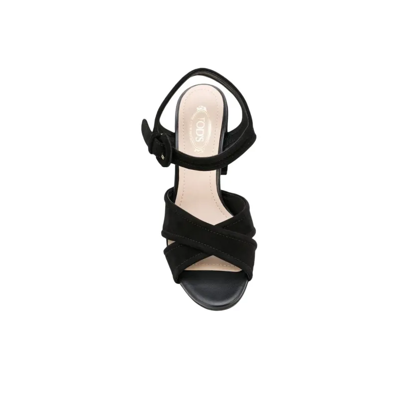 TOD'S Strappy 90mm Block Heel Sandals Women's-4