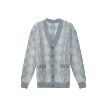 DIOR Sweaters Men Gray Blue