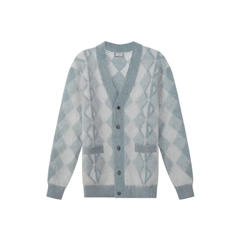 DIOR Sweaters Men Gray Blue-0