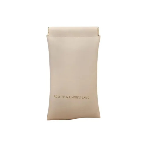 OUZIHUANG PU Eyeglass Pouch Medium Size Unisex White/Pink/Brown/Black