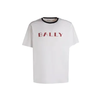 BALLY Logo print Organic cotton T shirt