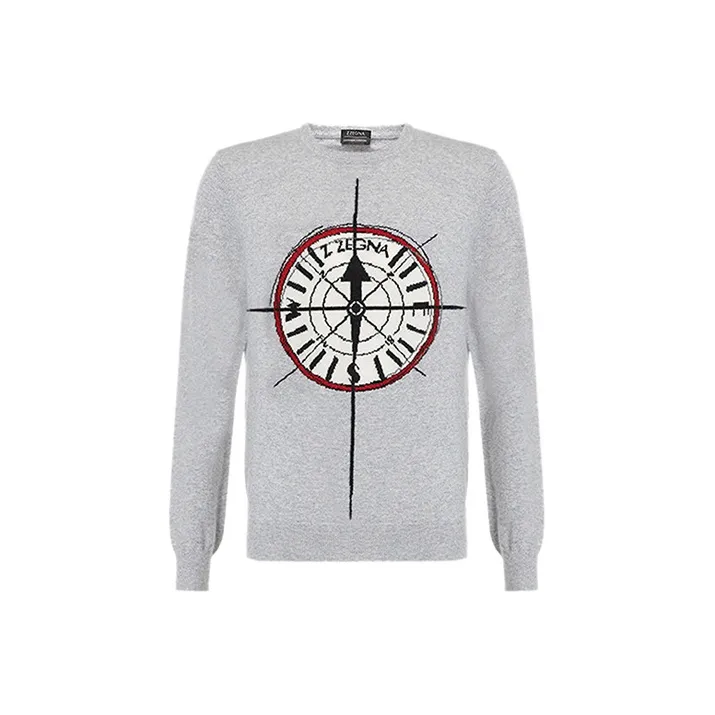 Zegna Knitwear Men's Light Gray-0