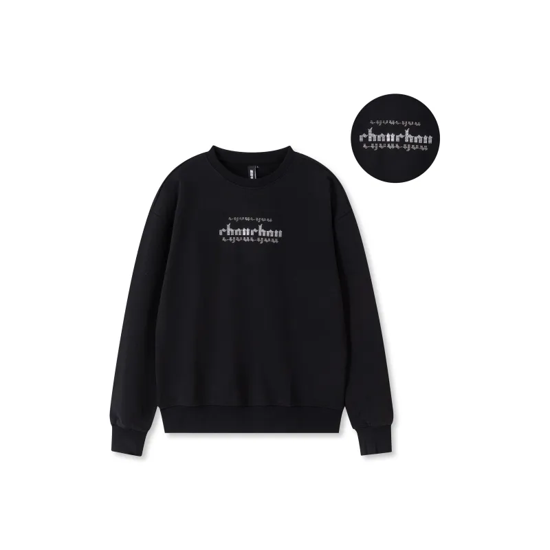 CHOUCHOUS Sweatshirt Unisex Black-0