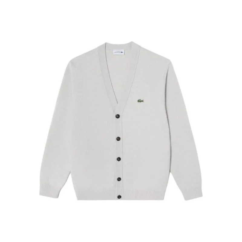 LACOSTE Sweater Men's Gray White-0