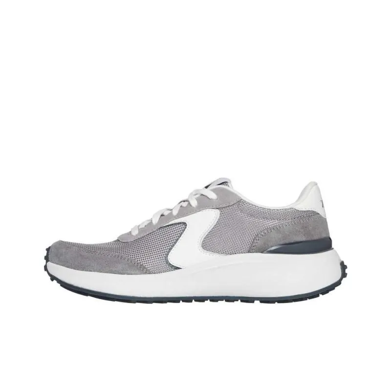 Skechers Blvd Retro Revival Low Top Casual Shoes Women's Gray-0