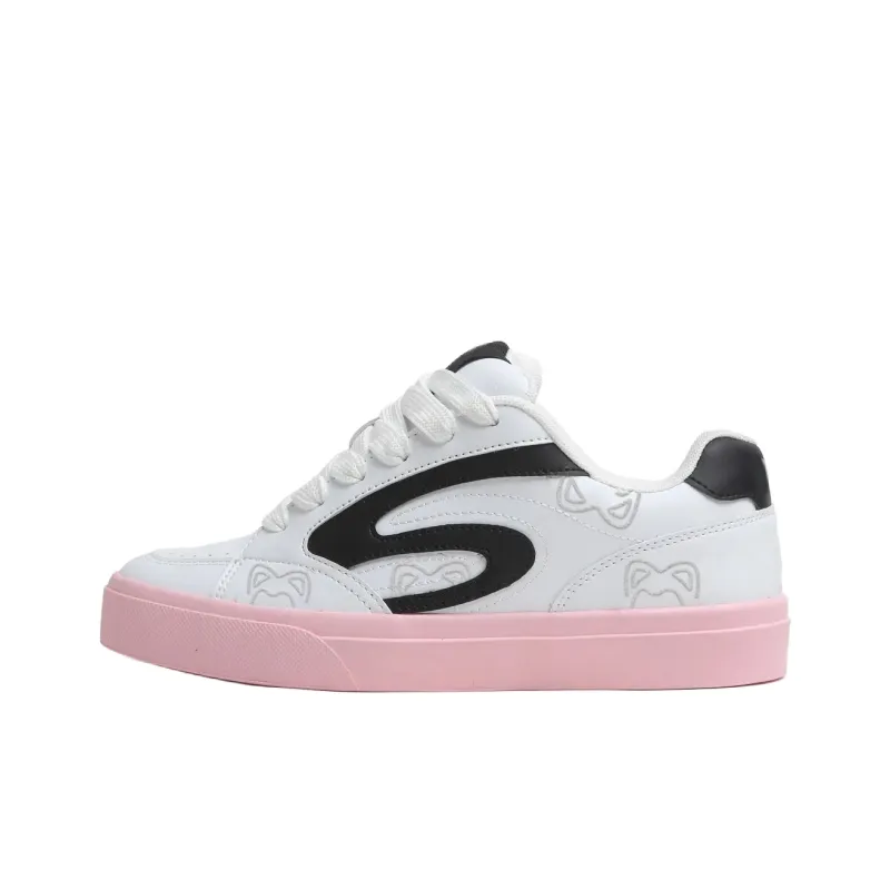 ALI THE FOX Slip Resistant, Abrasion Resistant, Lightweight, Breathable Low Top Skateboard Shoes Women's-1