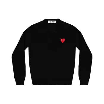 CDG Play Sweaters Men Black