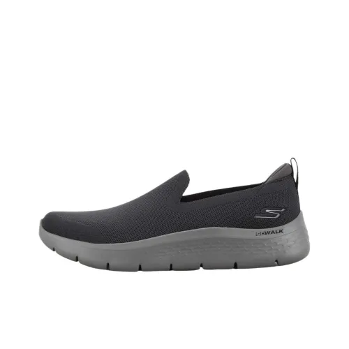 Skechers Go Walk Fle Low Top Casual Shoes Men's Black Gray