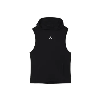 Jordan Dri FIT Sport Men's Knitted Sleeveless Hoodie Black