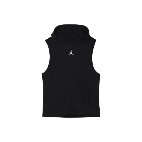 Jordan Dri FIT Sport Men's Knitted Sleeveless Hoodie Black