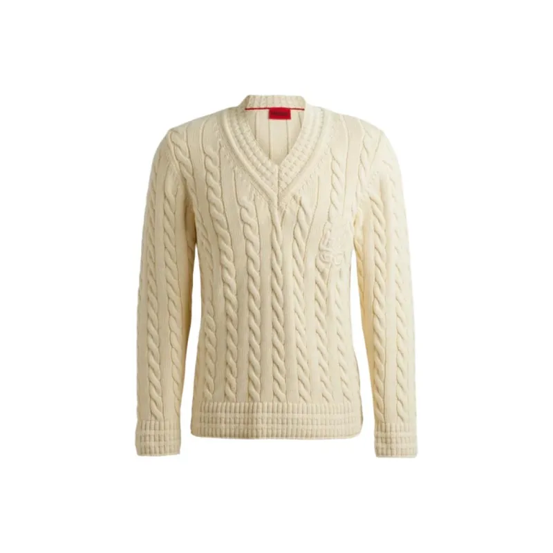 HUGO BOSS Sweaters Men Beige-0