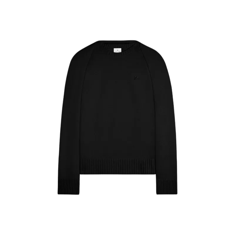 COURREGES Wool Straight Sweater-0