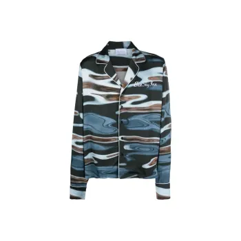 Blue Sky Inn Abstract print Long sleeved Shirt