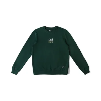 Lee FW24 Sweatshirt Men Algae Green