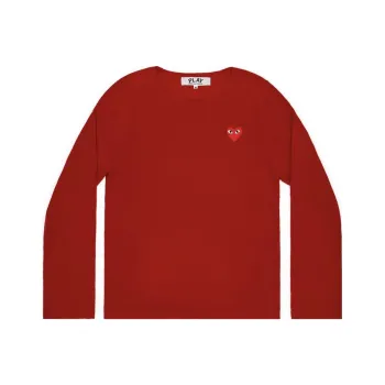CDG Play Sweaters Men Red