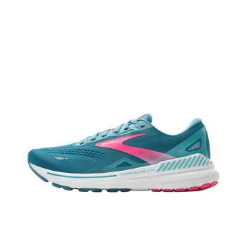 Brooks Adrenaline GTS 23 Anti Slip Wear Resistant Low Top Running Shoes Women's Cyan